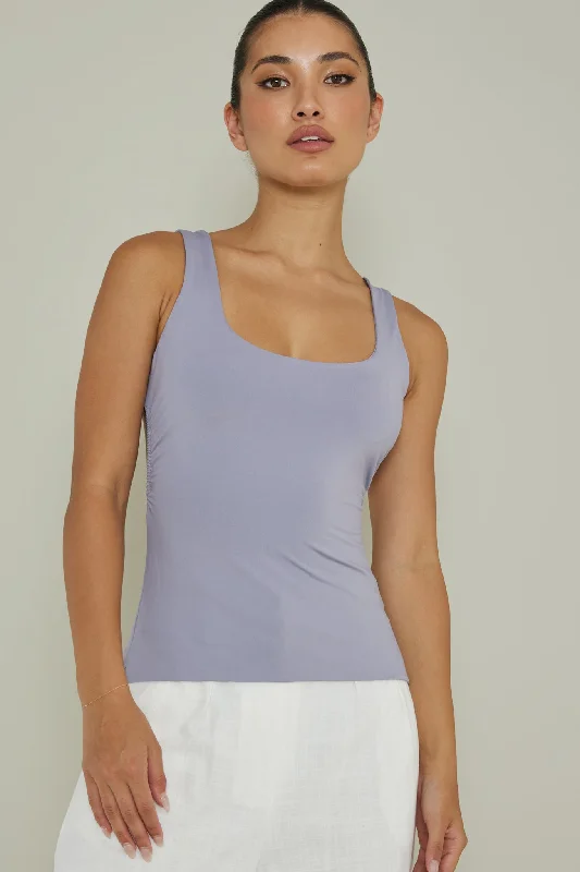 Tate Backless Top Slate